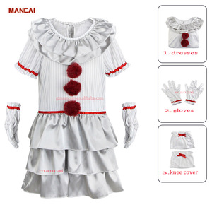 Déguisement carnaval fête Cosplay costumes enfants effrayant Clown <span class=keywords><strong>Costume</strong></span> Halloween tenue filles <span class=keywords><strong>Pennywise</strong></span> <span class=keywords><strong>Costume</strong></span> - Product Image 6