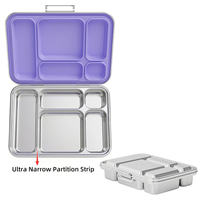 Boîte à lunch bento en acier inoxydable pour enfants Risheng OEM ODM, sans BPA, 304, chauffable, anti-fuite, pour l'école