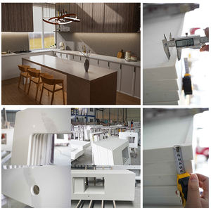 Lüks mutfak tezgahı için fabrika doğrudan tam vücut 3d baskı kuvars levha, özel boyut desteği - Product Image 6
