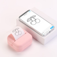 Mini imprimante d'autocollants thermique imprimante thermique portable pour étiquettes imprimante photo avec application gratuite
