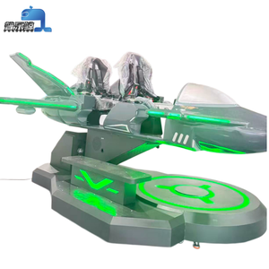 เครื่องจำลองการบิน 9D VR สำหรับ 2 ผู้เล่น เครื่องขับขี่เสมือนจริงในร่ม เกมอาร์เคดเสมือนจริง ระบบพีซี - Product Image 3
