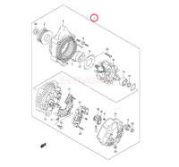 Ensemble Générateur Moteur Essence/Pétrole OEM 3140062L00000 pour Changan Suzuki Nouveau Modèle Alto YFE