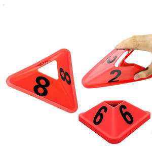 De Nieuwe Driehoek Voetbal Schijf Kegel Duurzame Sportmarkering Uitrusting Behendige Schijf Kegel Behendige Voetbal Kegels Met Genummerd - Product Image 2