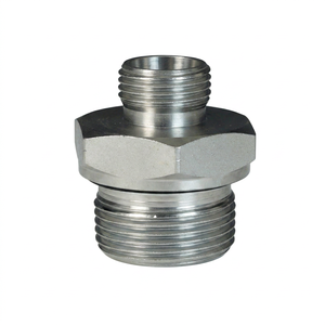 Nuevo Conector Hidráulico Blince Recto de 90 Grados, Tipo Codo, Rosca Métrica/BSP/JIC/NPT, Acero Inoxidable, 3/8'', Cono 74 - Product Image 1