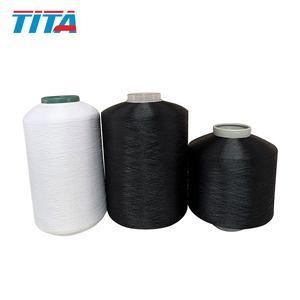 Fil à tricoter épais en nylon 400g 100D/2 Blanc et noir - Product Image 2