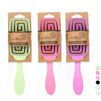 Brosse à bonbons, Logo personnalisé pour sèche-cheveux et volumateur, brosse de Massage à Air chaud, démêlante pour les cheveux, vente en gros