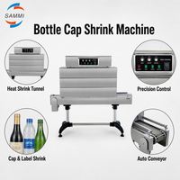 Machine d'emballage rétractable pour étiquettes PVC de bouteilles et canettes de boissons, à économie d'énergie
