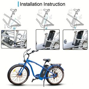 Batterie au lithium OEM 36V 250W pour vélo électrique, chariot de golf, chargeur 20A 2A, design poisson argenté, 13Ah/17.5Ah, étanche - Product Image 5
