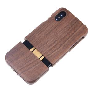 De moda grabado siguientes de madera pura madera caja del teléfono para IphoneX XS 11 bolsas de teléfono móvil - Product Image 4