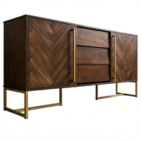 Meuble TV moderne à 2 portes avec pieds en métal, console multimédia pour salon, meuble de rangement, unité TV pour salon