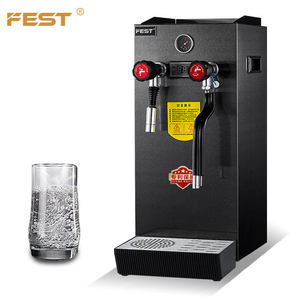 Commerciale automatico <span class=keywords><strong>elettrico</strong></span> in acciaio inox ad alta capacità bolla negozi di tè caldaia acqua riscaldatore a vapore attrezzature acqua bollente - Product Image 4