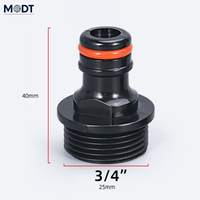 Nouvel adaptateur de réservoir IBC Durable 1/2 ''3/4'' avec bec de robinet S60x6 pièces de rechange de robinet en plastique pour connecteur de tuyau d'arrosage MDT
