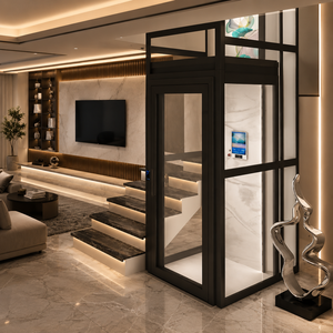 Ascensor Comercial para 6-8 Personas, Máquina de Tracción, Elevador de 630 kg, Elevadores de Pasajeros para Exteriores, Ascensor Residencial - Product Image 5