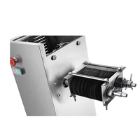 Trancheuse à viande commerciale en acier inoxydable 220V nouvelle condition découpeuse de bande de viande fraîche pour moteur à usage domestique de vente au détail de Restaurant
