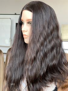 Cheveux timides sur mesure 20 pouces Bandfall perruque juive Super légère couche #4 couleur 100% cheveux humains perruques casher - Product Image 3