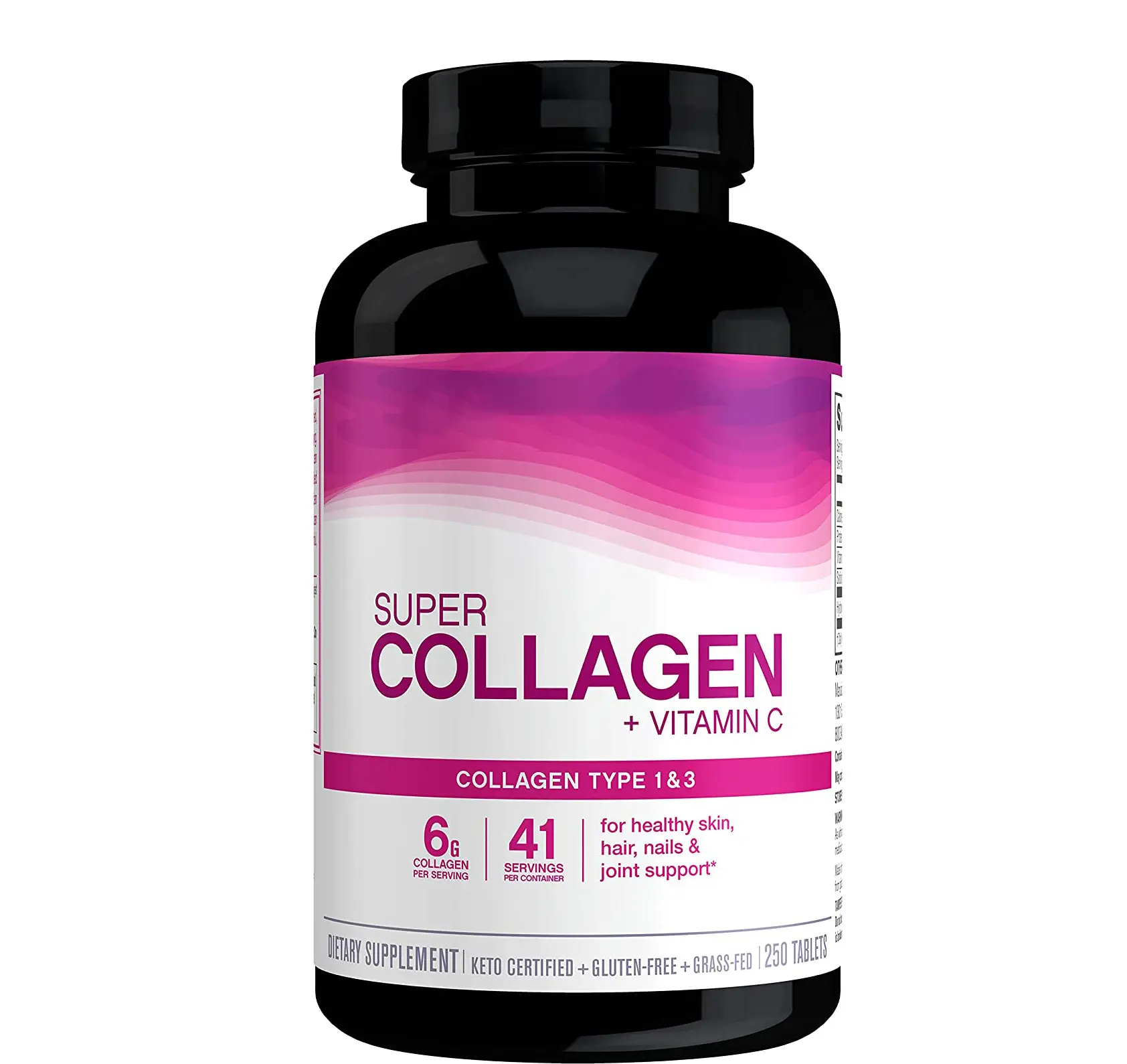Commercio all'ingrosso di collagene maschile Softgel aumenta il metabolismo tè verde sbiancante per la pelle capsule di collagene pillole Private Label