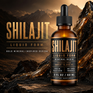 Extrait de résine de Shilajit de l'Himalaya purifié en gouttes liquides, complément antioxydant, soutien à la digestion et à l'immunité, sans gluten, sans produits laitiers - Product Image 5