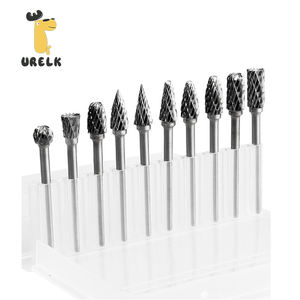 10 шт. 3*6 мм твердосплавные заусенцы 1/8 дюйма - Product Image 1