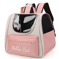 Sac à dos léger et tendance pour animaux de compagnie, avec double fermeture éclair, pour la randonnée, les voyages en plein air, pour chiens et chats