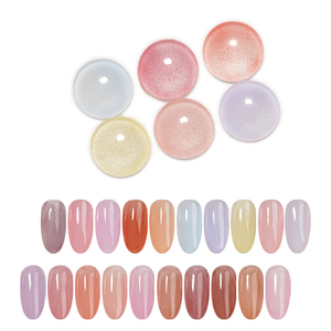 BD Jelly Bean Gel Polish Candy Nude Color <span class=keywords><strong>Vernis</strong></span> <span class=keywords><strong>Semi</strong></span> <span class=keywords><strong>Permanent</strong></span> Soak Off Laque Glitter Shimmer Hema/Tpo/Hpma Free Vegan - Product Image 6
