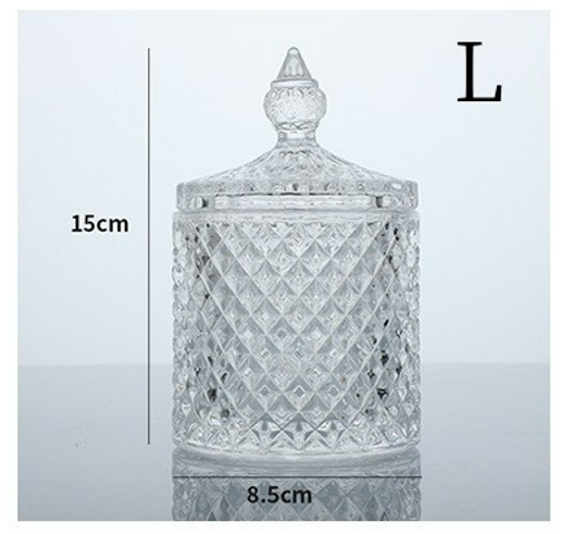 Motif diamant transparent