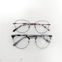Prêt à expédier – Déstockage : Montures optiques en métal mélangé de haute qualité – Lunettes en métal tendance pour femmes