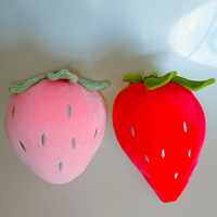 Groothandel Aardbei Knuffels Voor Kinderen Geschenken Gevulde Plushie Fruit Aardbeien Pop Juguetes De Peluche De Fresa