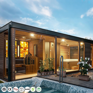 <span class=keywords><strong>Sauna</strong></span> Cuadrada para Exteriores Más Vendida, con <span class=keywords><strong>Madera</strong></span> Sólida para Uso Familiar, <span class=keywords><strong>Sauna</strong></span> Grande de <span class=keywords><strong>Madera</strong></span> para Exteriores - Product Image 3