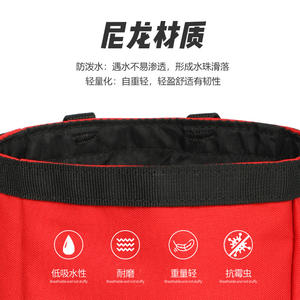 Riñonera Xinda Tool, Ligera, Resistente al Agua, para Senderismo, Escalada, Montañismo, Unisex, Roja y Amarilla - Product Image 3