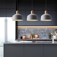 Lustre LED moderne en feutre PET noir avec lumière blanc chaud, anti-éblouissement et protection oculaire pour la maison, le bureau et l'îlot de cuisine AC