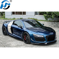 PPF Shadow Blue TPU Sticker Gloss Black Carbon Pattern Película de protección de pintura antiarañazos para capó de coche Rollo gráfico interior