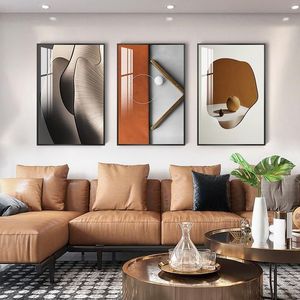 40*60 S3 Cadre en alliage d'aluminium en verre Galerie <span class=keywords><strong>de</strong></span> peintures suspendues décoration murale <span class=keywords><strong>salon</strong></span> TV canapé fond cristal décoration murale - Product Image 3
