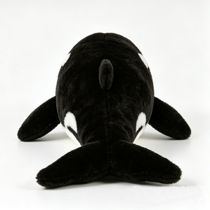 Jouets en peluche de baleines tueuses de taille géante représentant des animaux marins - Product Image 4