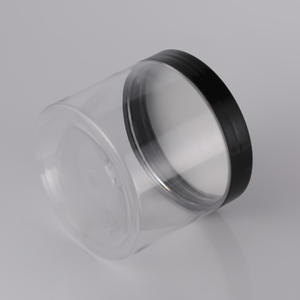 Chine Top Transparent PET Large Bouche Alimentaire Bougie Pot 150/250/350/400/500/600/1000ml Pot En Plastique Transparent Couvercle Écologique Cosmétiques - Product Image 6