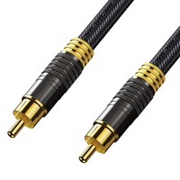 Câble audio coaxial RCA 75 ohms SPDIF en cuivre sans oxygène, modèle SC1419, pour connexion vidéo de subwoofer et de téléviseur
