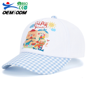 Gorra de Béisbol de Poliéster Ajustable con Estampado Personalizado al por Mayor para Niños, para Deportes al Aire Libre, Pesca y Uso Casual - Product Image 1