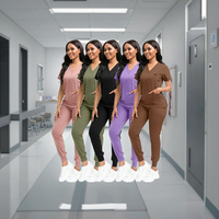 Ensembles de jogging respirants unisexes sur mesure pour hôpitaux, blouses chirurgicales infroissables en tissu peigné élasthanne à élasticité avancée 2025