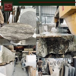 Tavolino da Caffè GOLDKING <span class=keywords><strong>in</strong></span> Pietra Naturale di Lusso, Moderno Tavolo <span class=keywords><strong>in</strong></span> Marmo di Carrara per Soggiorno - Product Image 5