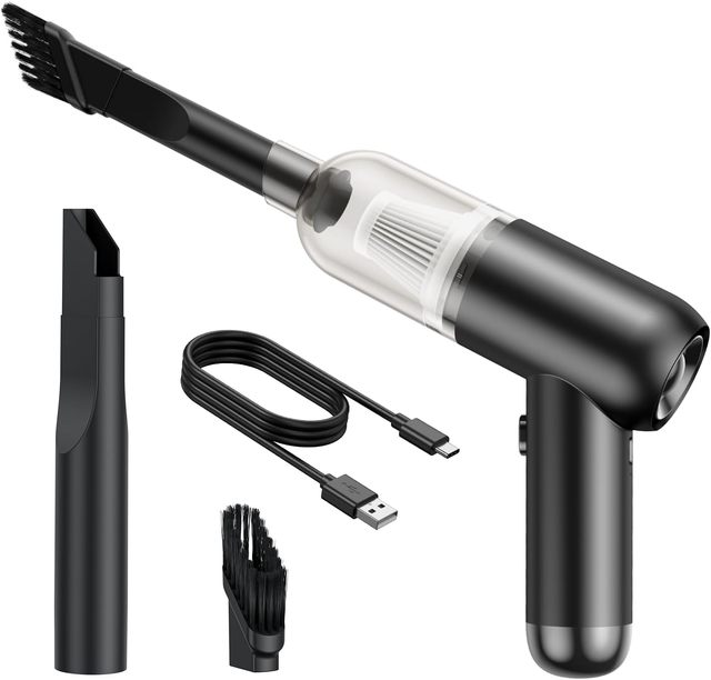 Wireless Auto High Power Portable Mini 12v Cordless Handheld Bagless Wet Dry USB Convenience Car Vacuum Cleaner
