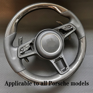 Volant de voiture en cuir personnalisé pour <span class=keywords><strong>Porsche</strong></span> Panamera Macan Cayenne 918 <span class=keywords><strong>911</strong></span> 718 970 971 958 Accessoires de voiture - Product Image 5