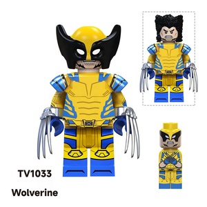 Super English Series TV6205 Dead Poem Golden <span class=keywords><strong>Wolf</strong></span> Building Block Man Giocattoli da assemblare in ABS - Product Image 3
