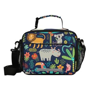 Cartoon Insulated <b>Lunch</b> Bag Portable Thermal Cooler Tote Zipper <b>Lunch</b> <b>Box</b> Bag for Kids School Picnic Travel - Product Image 1