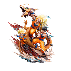 Figuras de Acción de PVC de Anime <span class=keywords><strong>Dragon</strong></span> <span class=keywords><strong>Ball</strong></span> <span class=keywords><strong>Z</strong></span> Super Saiyan, Muñecos de Son Gohan, Goten y Goku, Figuras de Acción de Anime - Product Image 1