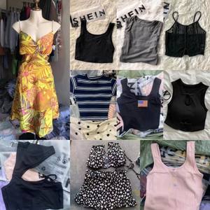 Falda de expansión adelgazante de cintura alta para mujer, nuevo vestido de fiesta de gasa con cuello en V y lentejuelas - Product Image 3