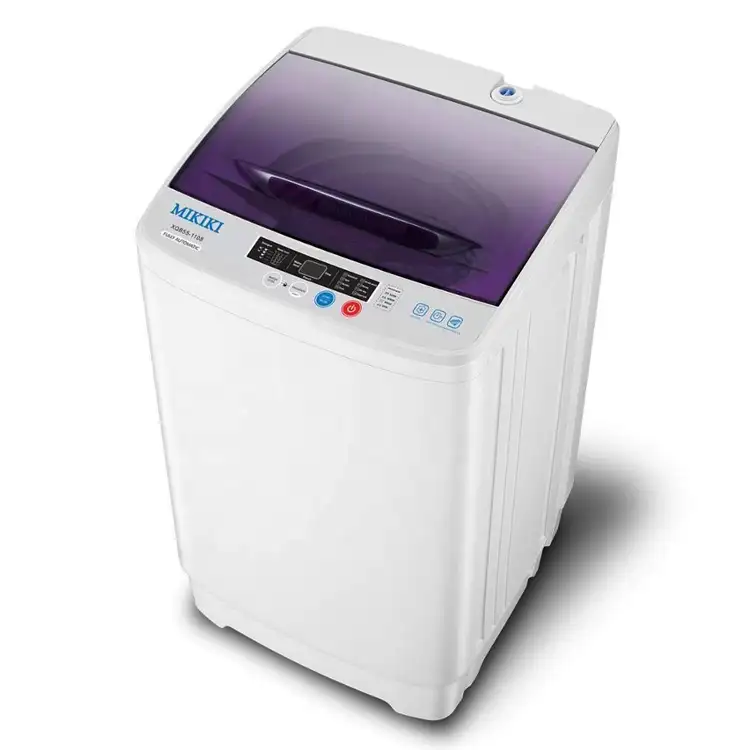 घरेलू फ्रीस्टैंडिंग वॉशर पोर्टेबल कॉम्पैक्ट पूर्ण-स्वचालित वाशिंग मशीन