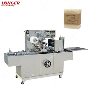 Automatic Spice Box Soap Cellophane Packing Production Line Cookie Sticky Note Stationery Overwrapping Machine