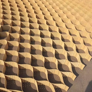 HDPE Geocell Construction Geocellgrids pour la stabilisation du sol Tapis de gravier Cales de mur de soutènement 3D Geocell Geosynthetics - Product Image 5
