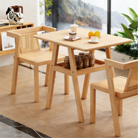 Vente directe d'usine, prix le plus bas, personnalisation possible, stock important, prêt à être expédié, table à manger, nouveau design, meubles pour la maison, table à manger carrée en bois.