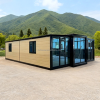 Maison mobile préfabriquée de haute qualité, 2 ou 3 chambres, maison modulaire pliable, mini-maison de 20, 30 ou 40 pieds, maison conteneur préfabriquée extensible