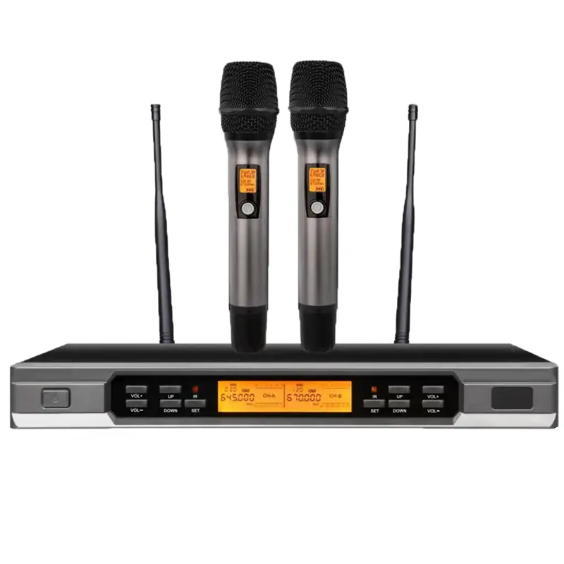 GSD-E-2300 servizio di creazione di microfoni wireless personalizzati produttore di condensatori per microfono wireless per karaoke